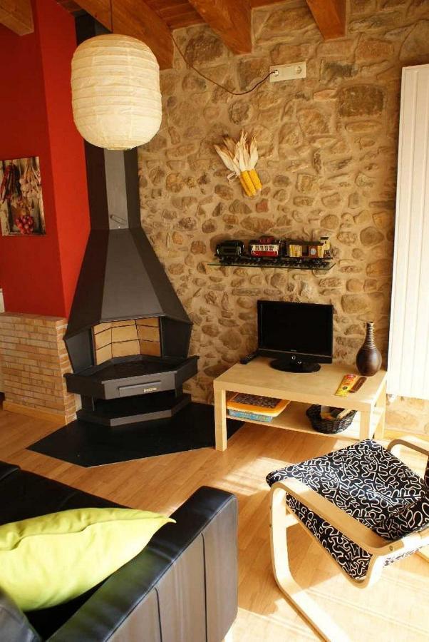 Mas Prat Apartment La Vall de Bianya Bagian luar foto