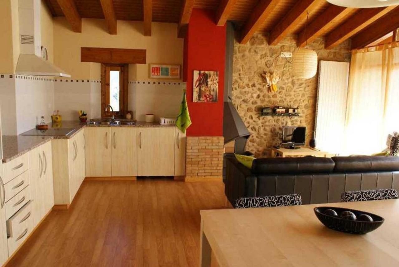 Mas Prat Apartment La Vall de Bianya Bagian luar foto