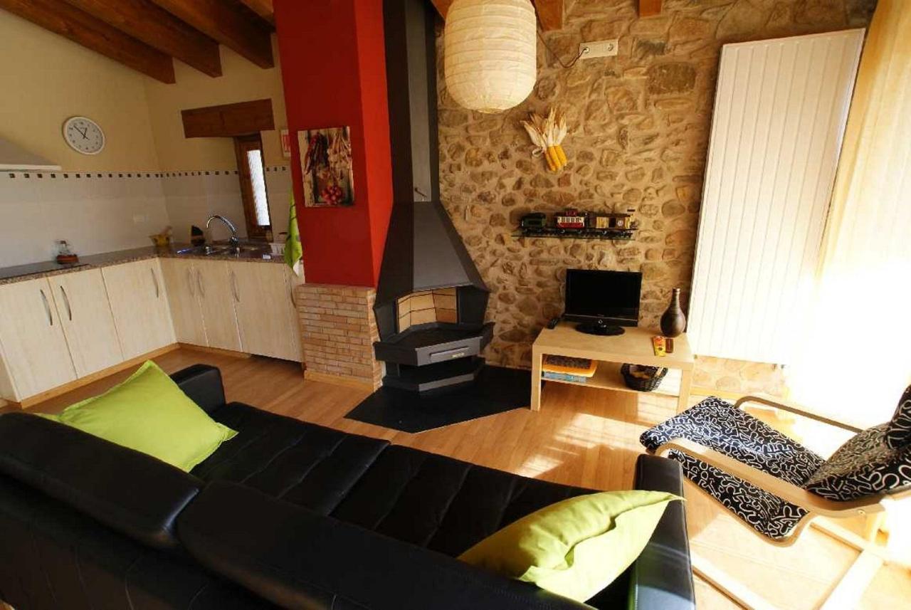 Mas Prat Apartment La Vall de Bianya Bagian luar foto