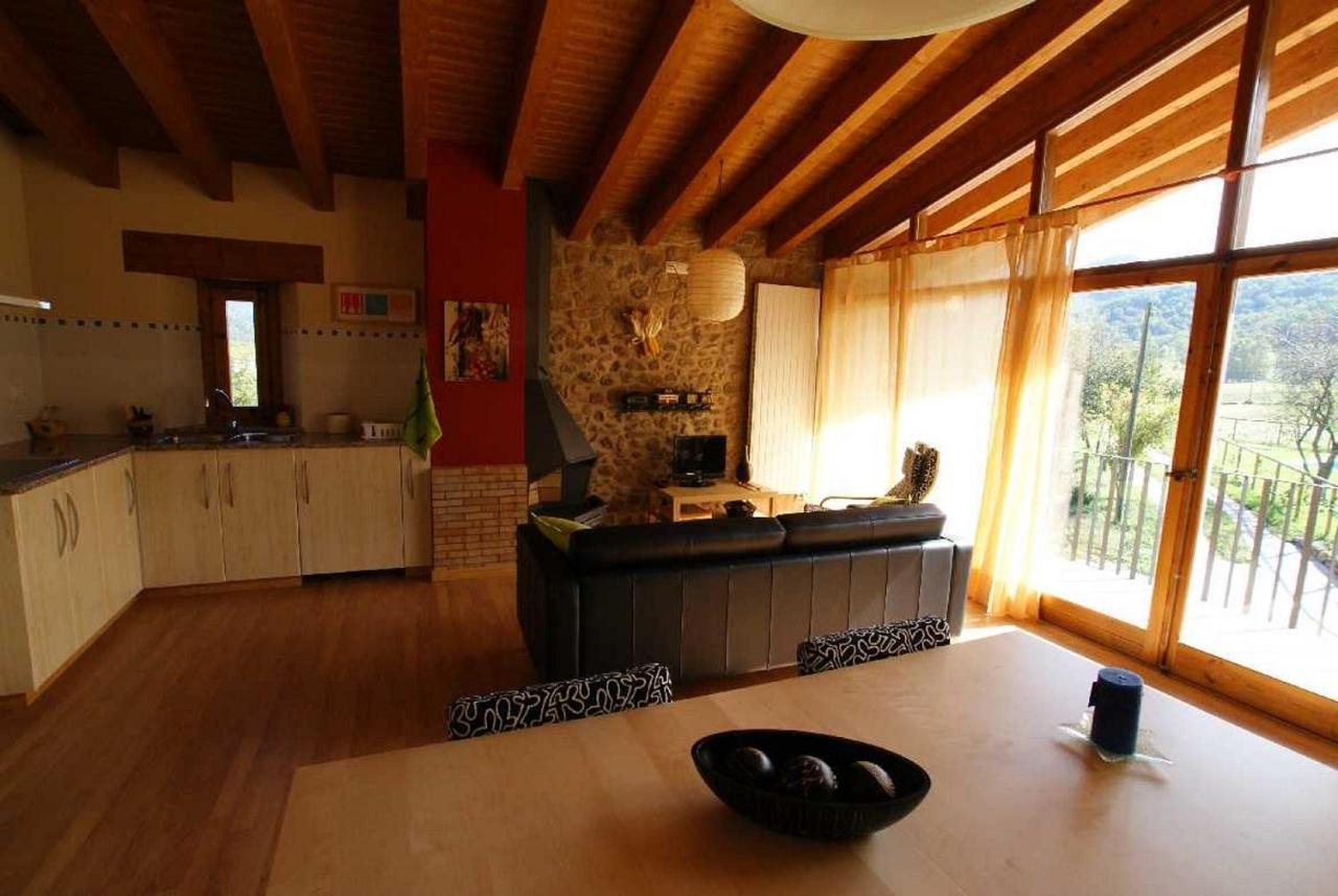 Mas Prat Apartment La Vall de Bianya Bagian luar foto