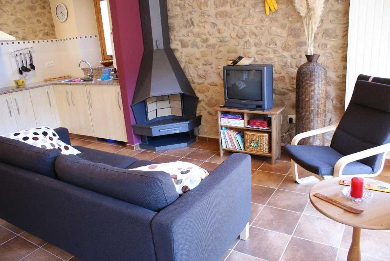 Mas Prat Apartment La Vall de Bianya Bagian luar foto