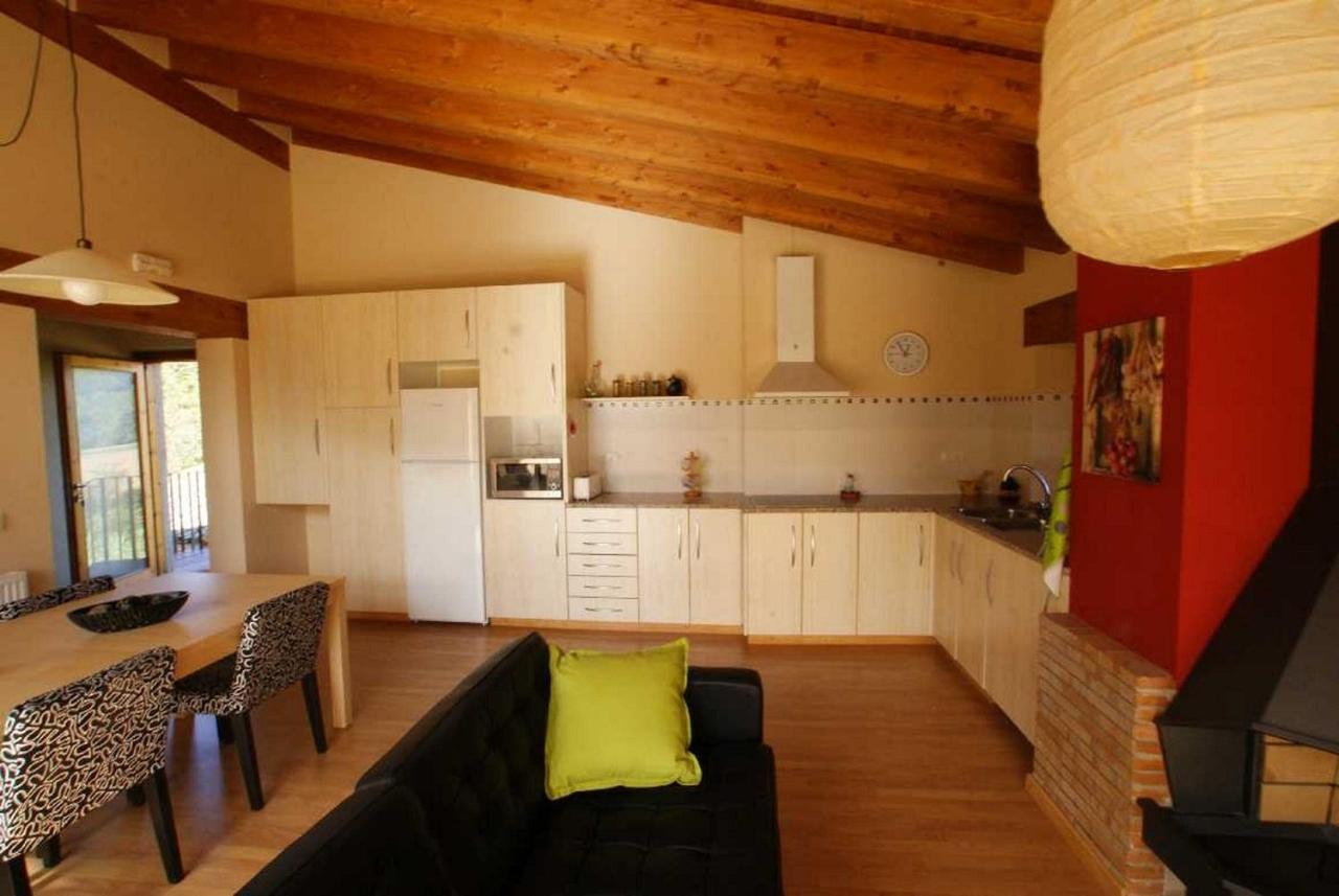 Mas Prat Apartment La Vall de Bianya Bagian luar foto