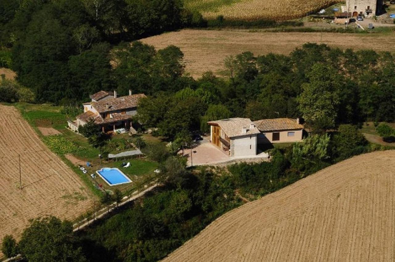 Mas Prat Apartment La Vall de Bianya Bagian luar foto
